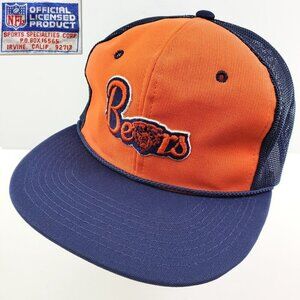 Chicago Bears Vintage Snapback Hat Sports Specialties NFL Mesh Corded Young An